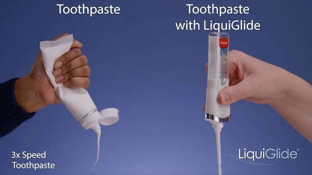 再也不用「擠牙膏」，高露潔換上的「潤滑劑」包裝，讓牙膏從此一滴不剩